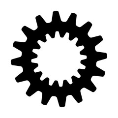 Cogwheel vector icon