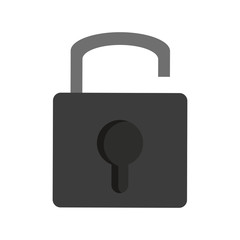 open safety lock icon image vector illustration design 