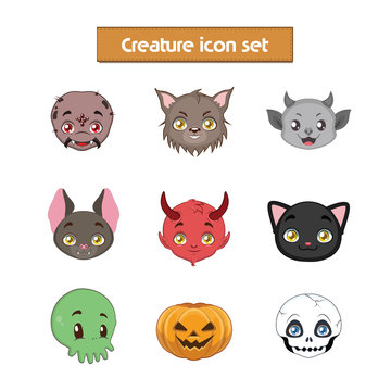 Creature icon set