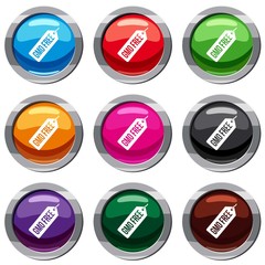 GMO free price tag i set 9 collection