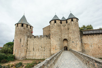 Fototapeta na wymiar Carcassonne chateau