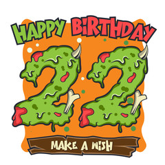 Happy birthday vector illustration