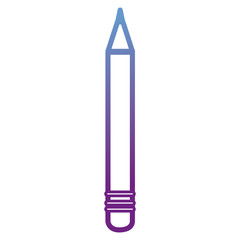 pencil school isolated icon