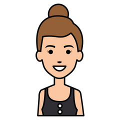 beautiful woman avatar character