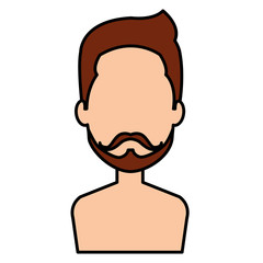 young man shirtless avatar character