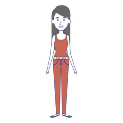 beautiful woman avatar character