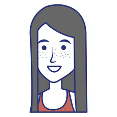 beautiful woman avatar character