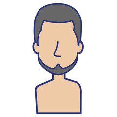 young man shirtless avatar character
