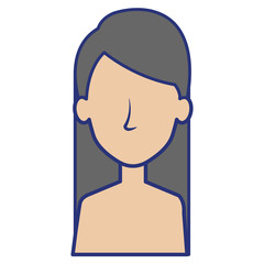 beautiful woman shirtless avatar character