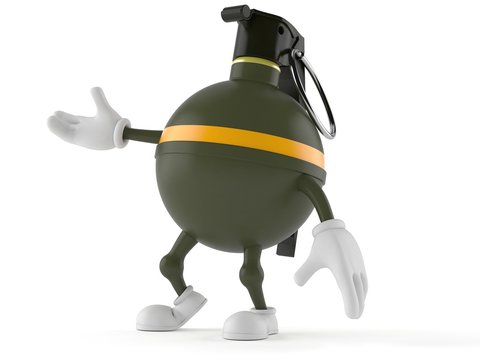 Hand grenade character