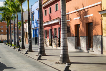 colorful street on Tenerife