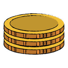 coins money isolated icon vector illustration design