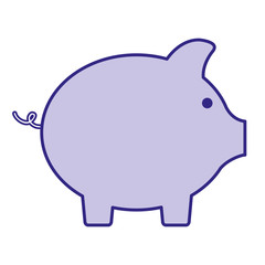 piggy savings isolated icon vector illustration design