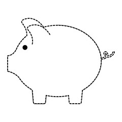 piggy savings isolated icon vector illustration design