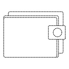 wallet money isolated icon vector illustration design