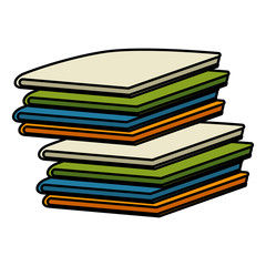 pile of folded clothes vector illustration design