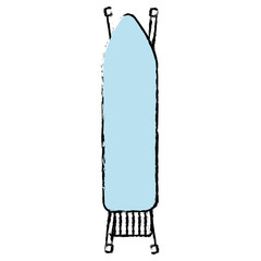 ironing board isolated icon vector illustration design