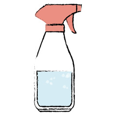 cleaner splash bottle laundry product vector illustration design