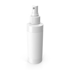 3D rendering of spray bottle, isolated on white background.