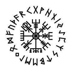 Vegvisir. Runes