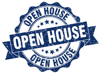 open house stamp. sign. seal