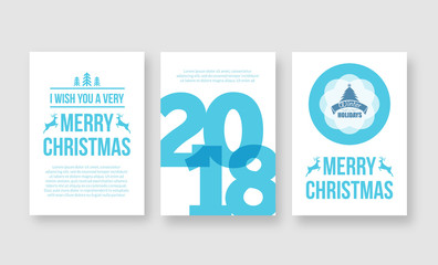 Christmas vector holiday greeting card background. Merry xmas flyer for new year celebration