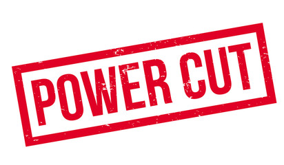 Power Cut rubber stamp. Grunge design with dust scratches. Effects can be easily removed for a clean, crisp look. Color is easily changed.