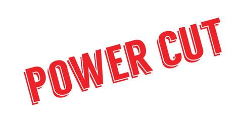 Power Cut rubber stamp. Grunge design with dust scratches. Effects can be easily removed for a clean, crisp look. Color is easily changed.