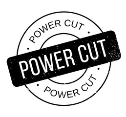 Power Cut rubber stamp. Grunge design with dust scratches. Effects can be easily removed for a clean, crisp look. Color is easily changed.