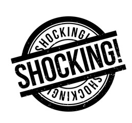 Obraz premium Shocking rubber stamp. Grunge design with dust scratches. Effects can be easily removed for a clean, crisp look. Color is easily changed.