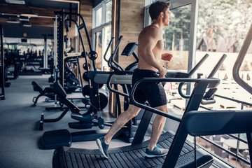 Man in gym