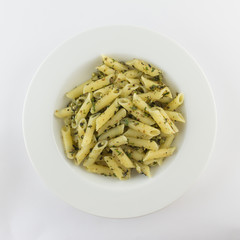 Penne with pesto sauce