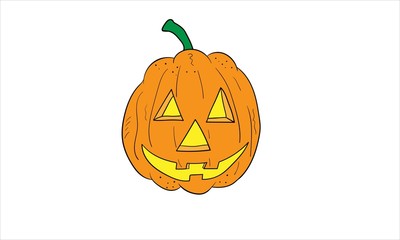 Kürbis Halloween bunt