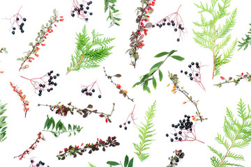Autumn floral background