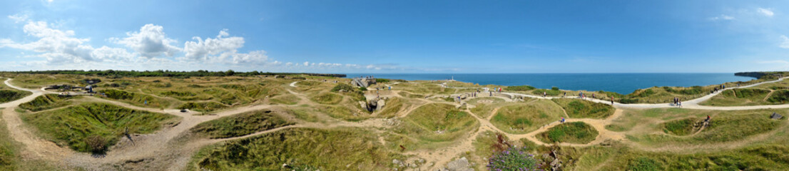 Pointe du Hoc, Cricqueville-en-Bessin, Normandie, Calvados, France	