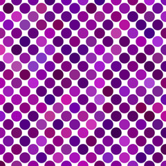 Color abstract dot pattern background - geometric vector graphic from purple circles