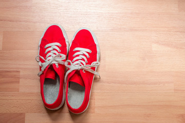 Zapatillas rojas