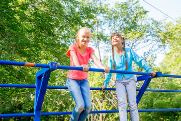 Fototapeta premium Kids on playground