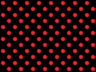 Punktemuster schwarz rot