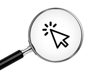 Lupe sucht/findet - Mausklick