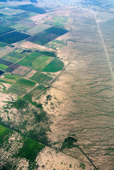 aerial view of the Mexican landscape