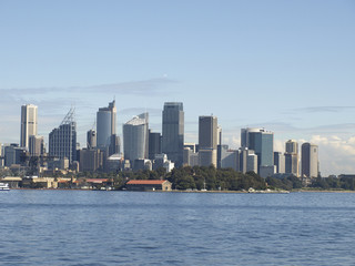 Naklejka premium sydney city view