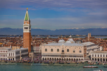 Fototapeta na wymiar Blick auf Venedig
