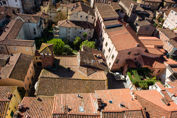 Panorama belvedere di Lucca, Italia veduta area