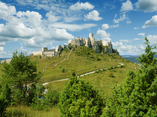 medieval castle Spissky hrad, Slovakia