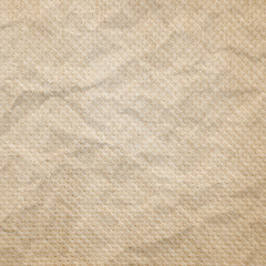 Texture of brown crumpled tissue paper