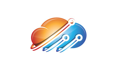 Techno Cloud - Logo Template