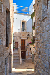 Obraz premium Alleyway. Polignano a mare. Puglia. Italy. 