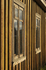 Obraz premium architektur bauwerk dekor holz beschaffenheit