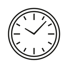 Simple clock vector design